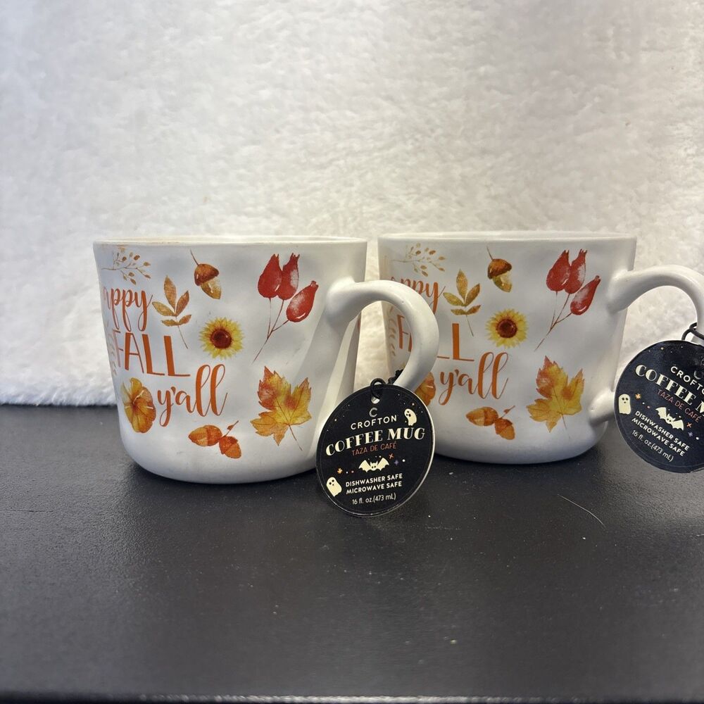 Crofton coffee mug set new tags happy fall y’all